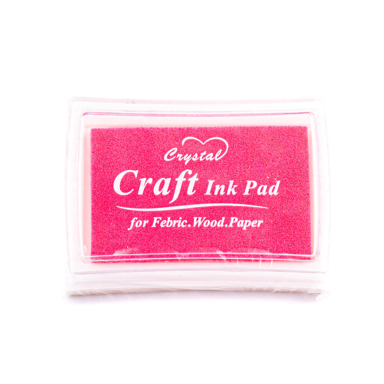 Штемпельна подушечка з чорнилами для штампів 7,5*5см Рожева FAR004, фото 1