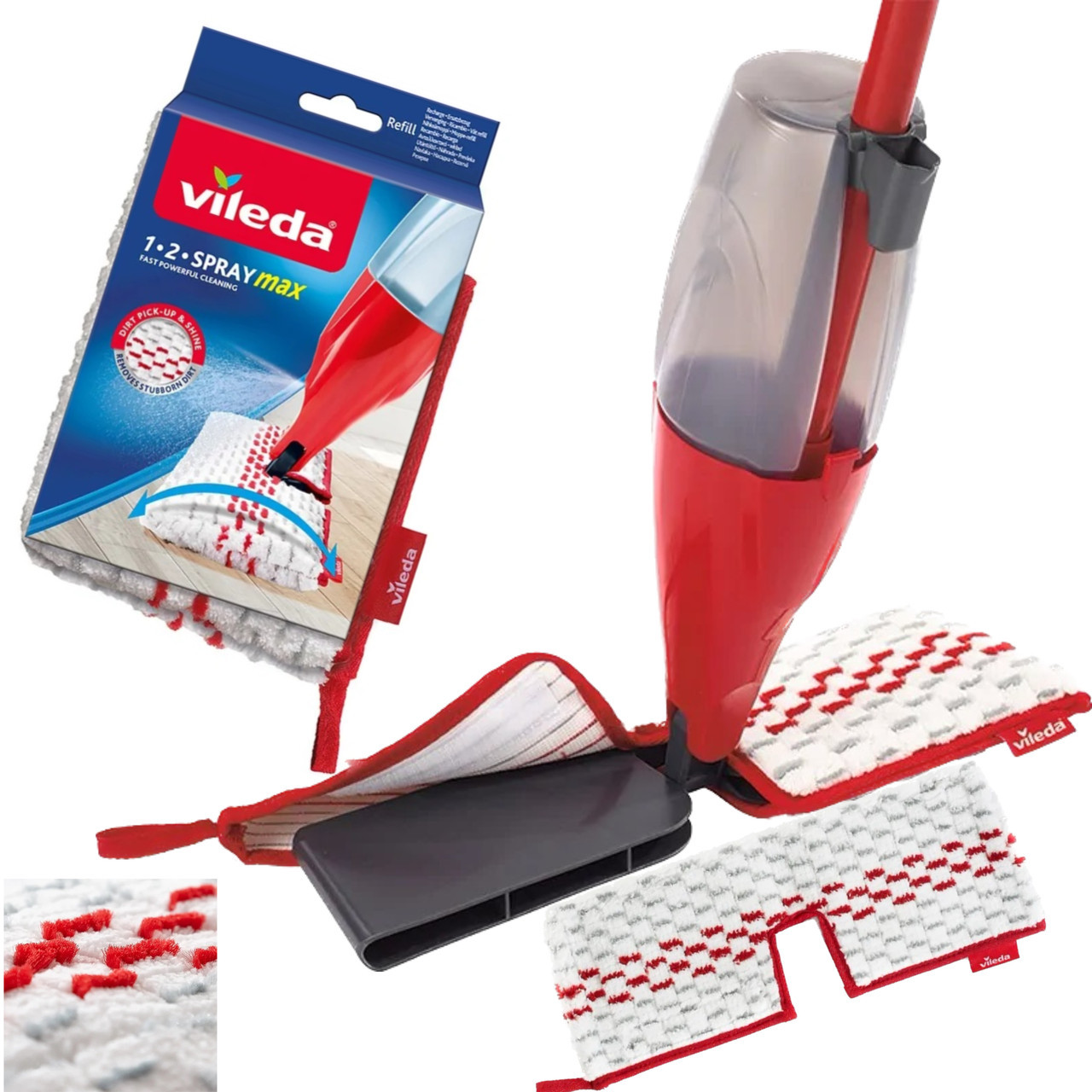 Насадка для швабри Vileda 1-2 Spray Max, фото 1