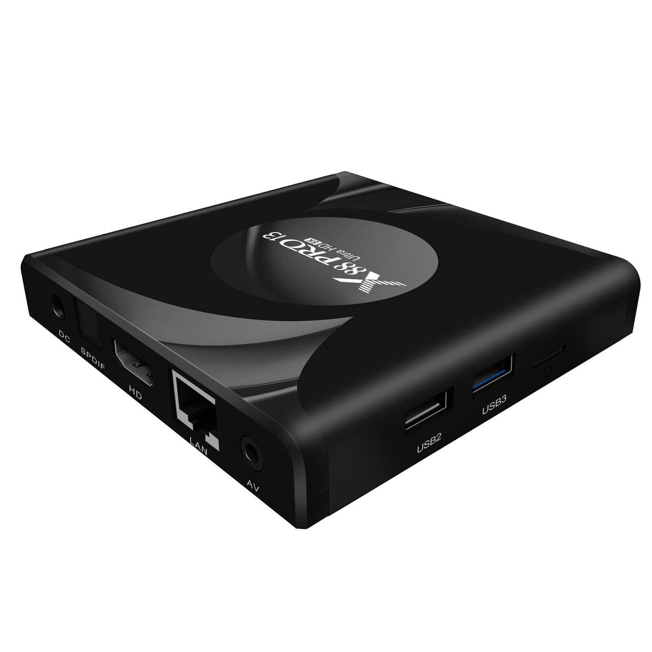 Смарт ТВ приставка X88 Pro-13 4gb/64gb Ultra HD 8K Android 13 SmartTV Android TV box - фото 4 - id-p2005831747