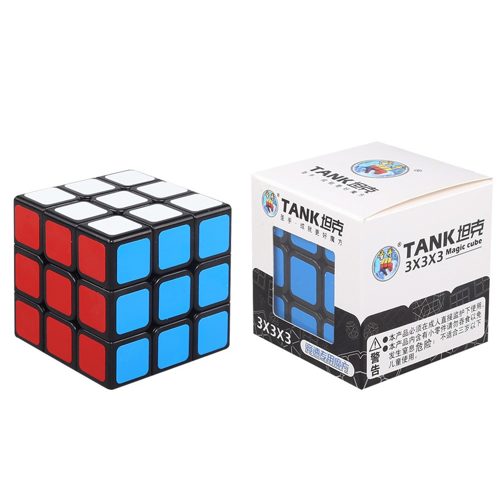 ShengShou Tank 3x3 black | Кубик Рубіка 3х3 Танк ШэнгШоу чорний, фото 1