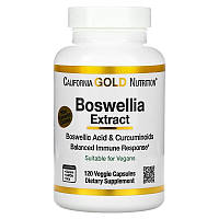 Экстракт босвелии California GOLD Nutrition "Boswellia Extract" с куркумой, 500 мг (120 капсул)