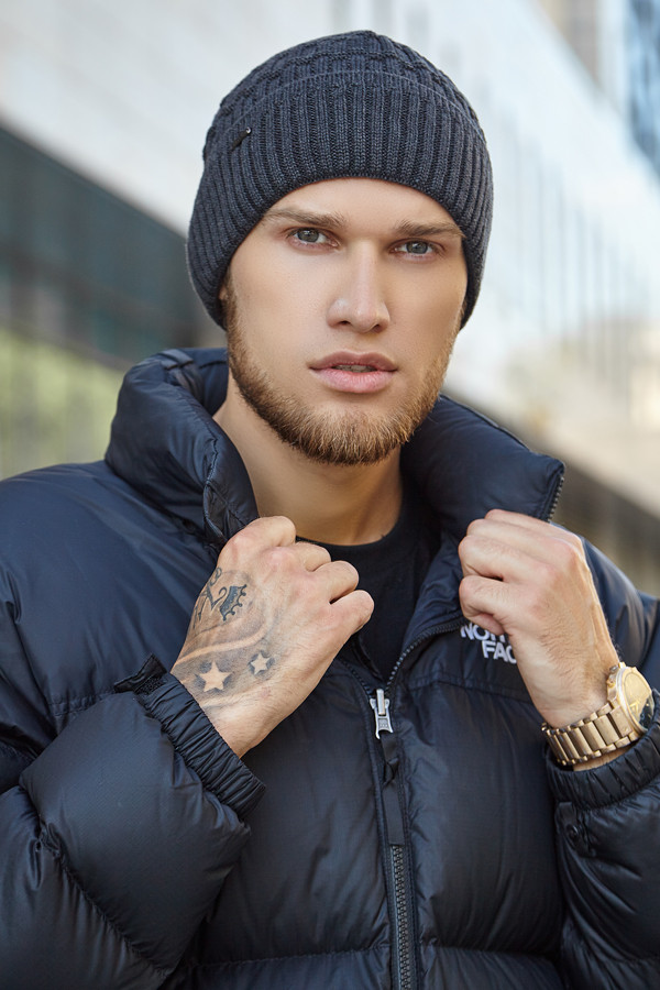 Чоловіча шапка «Сільвер» графіт