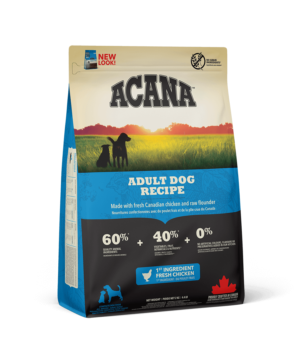 Сухий корм для собак дорослих усіх порід ACANA Adult Dog Recipe 2 кг (a52520)