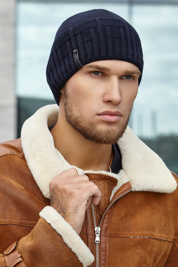 Чоловіча шапка «Оскар» джинсовий