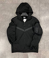 Кофта зип Nike Tech Fleece черная (ориг. бирки)