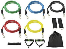 Еспандер набор для фітнеса трубчатий + чохол