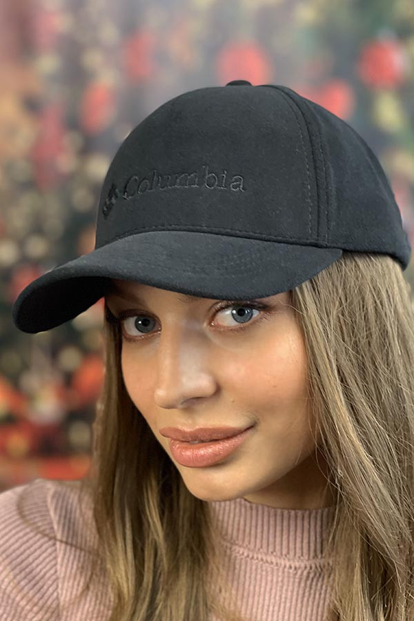 Зимова кашемірова бейсболка (6094-1) чорний