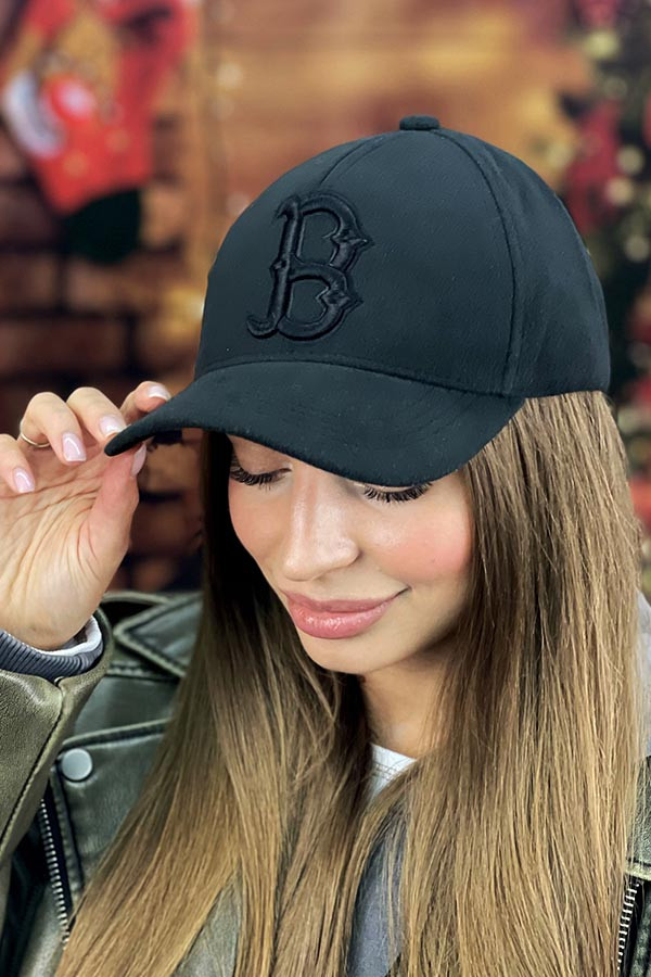 Кашемірова бейсболка «B-cool» чорний