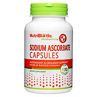 NutriBiotic Sodium ascorbate vitamin C 100 капсул витамин С