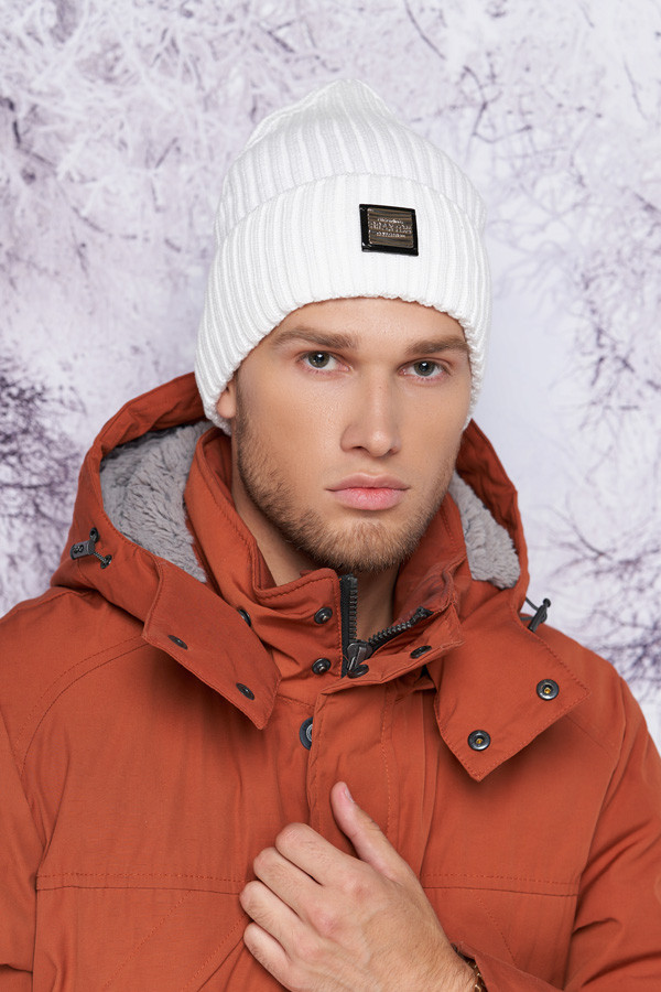 Чоловіча шапка «Каміль» білий