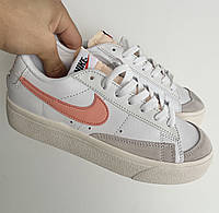 Кроссовки Nike Blazer Low Platform White Peach 36 40