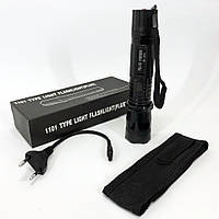 Светодиодный фонарь тактический Police BL-1101 ЗУ 220В + чехол, фонарь ручной тактический