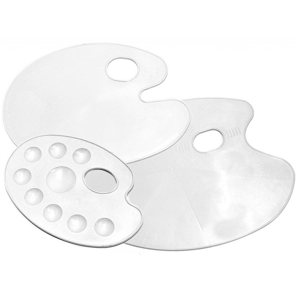 Палітра пластикова середня 29 * 21 NEW "ЛЮКС КОЛОР" П-1145 без лунок, фото 1