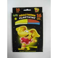 Пластилін 1165 (16 кол.) в картонній упаковці