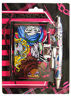 Блокнот на замку з ручкою 3644-MS "Monster High" у подарунковому пакованні