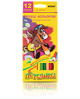Олівці кольорові "MARCO" Пегашка (12 кольорів)1010-12CB