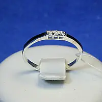 Серебряное кольцо Декоративное с золотой вставкой кс 1226з.нак