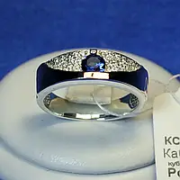 Серебряное кольцо с золотой пластиной кс 1260з нак.сап