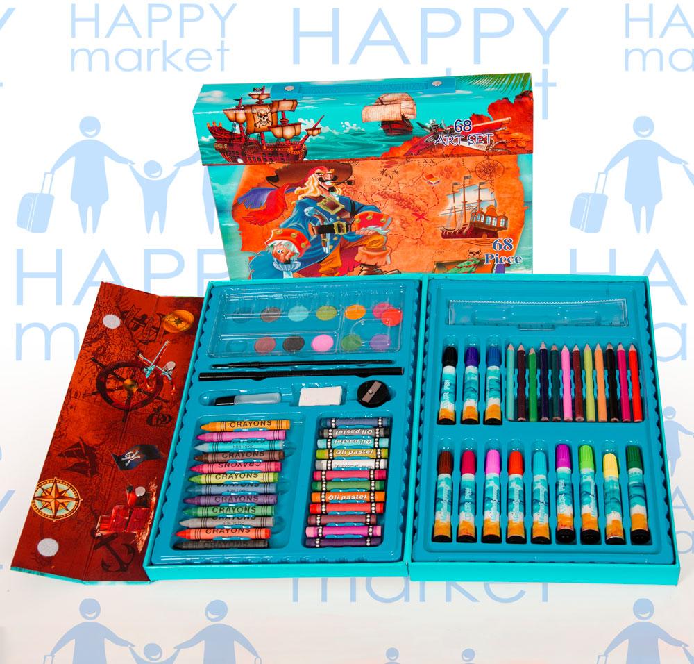 Набір для дитячої творчості Пірати (68 предметів) валіза, фото 1