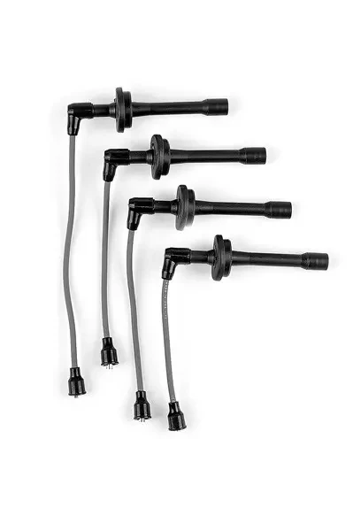 Дроти запалювання Tesla T696H для ГАЗ 2217, 2310, 2752 Соболь двиг. 406 З НАКОНЕЧНИКАМИ напівсилікон, фото 1