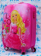 Валіза дорожня дитяча ручна поклажа Барбі