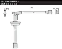 Провода зажигания Tesla T713M ГАЗ 2217, 2310, 2752 Соболь двиг. 406 С НАКОНЕЧНИКАМИ супер силикон