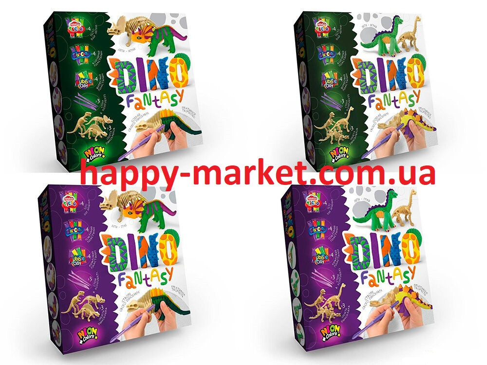 Набір для творчості "Dino fantasy" створи динозавра DF-01, фото 1