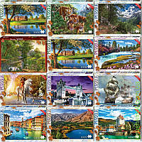 Пазл картонні 1000 деталей С1000 "Мікс малюнків"