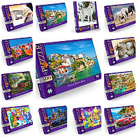 Пазли картонні 500 деталей С500 "Мікс"