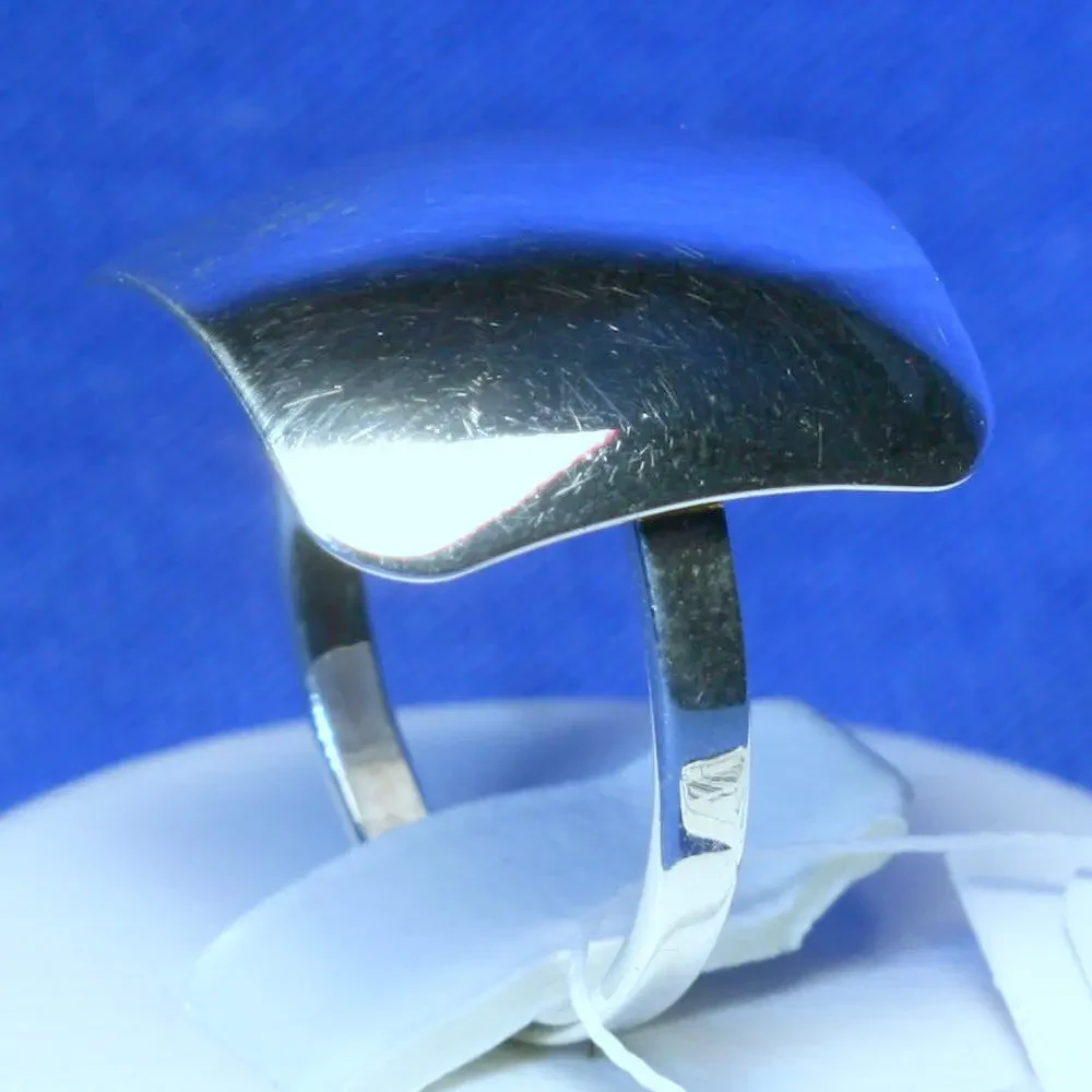 Серебряное кольцо Квадрат без вставок кс 1214 - фото 2 - id-p331067520