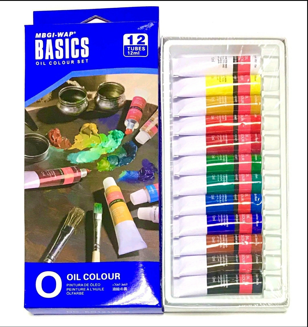 Фарба акварельна 12 кв. "Basics" № EW-1212C-3 ( 12мл. / в тубе ), фото 1