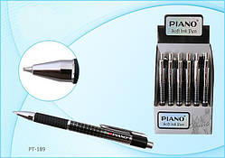 Ручка олійна автомат Piano PT-189 синя 24уп, 1152яр