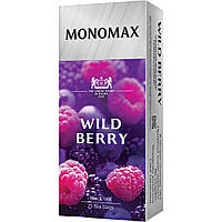 Чай черный цейлонский байховый МОНОМАХ Wild Berry в пакетиках 25 шт 37.5 г