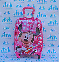 Валіза дитяча дорожня якість Економ Мінні маус-48 см 0381-10