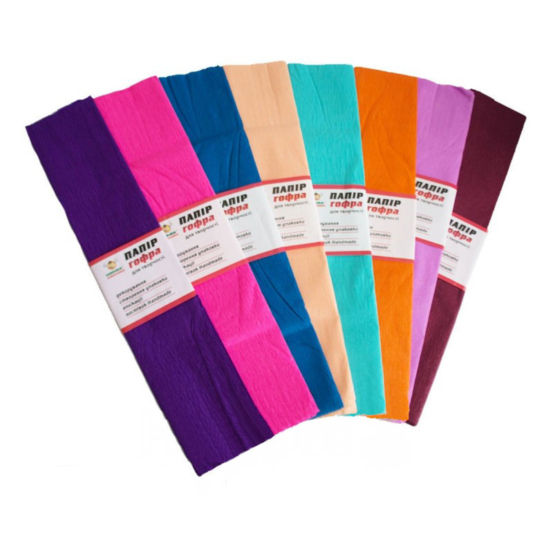 Гофро-папір 60% 14CZ-027 світло-сірий (50*200 см, 10 шт./пач.), фото 1