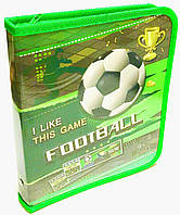 Папка для тетрадей Картон на змейке для мальчика Kidis В-5 Мяч 14012