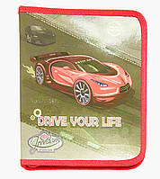 Папка для зошитів Картон на змійці для хлопчика Kidis В-5 Машина 14014