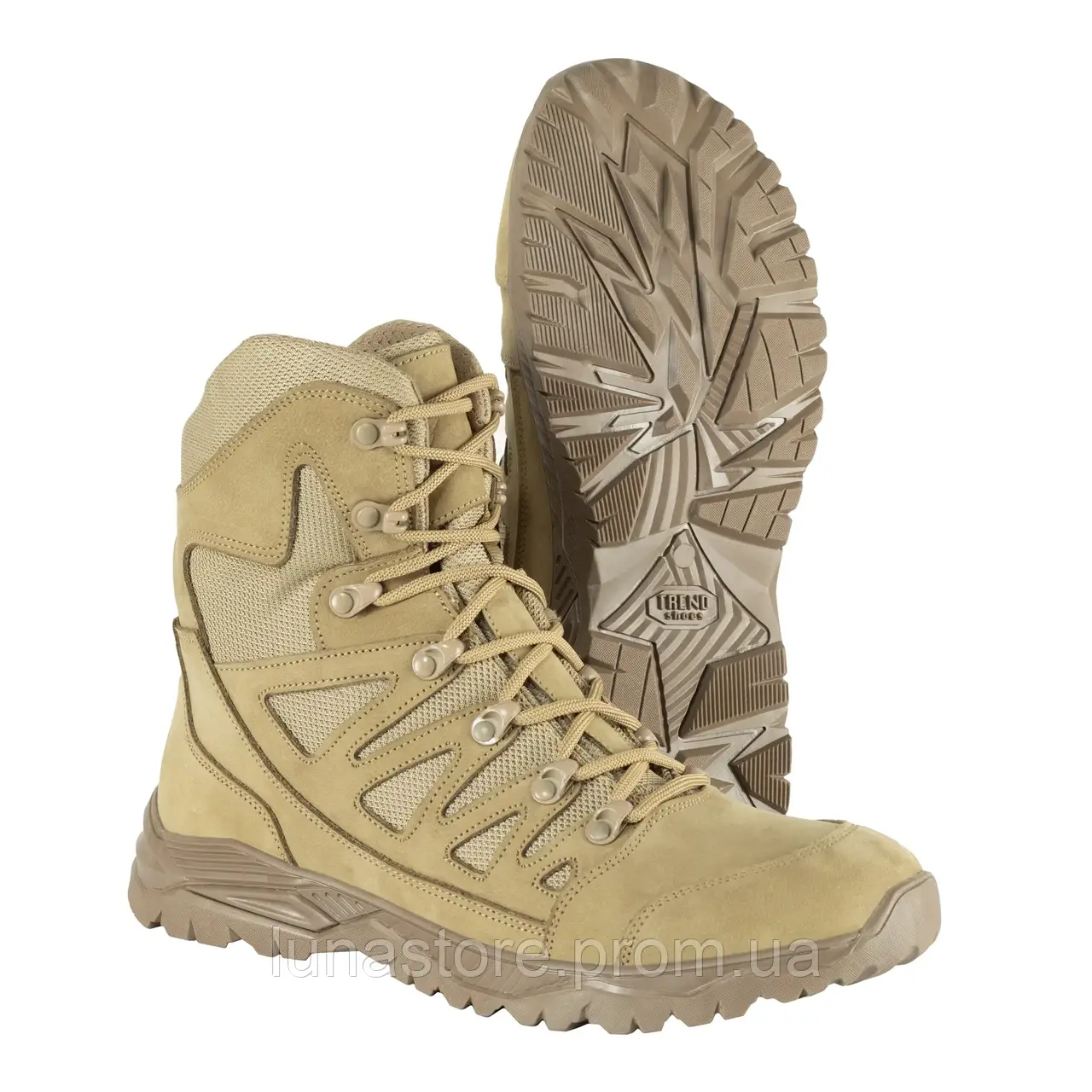 Тактичні черевики пісок, військові армійські штурмові теплі берці з мембраною вологостійкі для військових ВСК