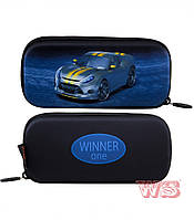 Пенал твердий для хлопчика каркасний Winner One без наповнення перегону Р-214