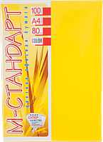Папір A4 'М-Стандарт' ІНТЕНСИВ IG50 (Mustard) 100 л/80 г. Гірчичний