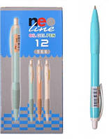 Ручка гелева олійна NeoLine синя 5660 /12уп, 144бл, 1728ящ