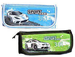 Пенал-косметичка Kidis 1отд. + 1 кишеня на липучці 8908 "Sport car" 20,5*8