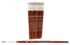 Пензель Поні No 2 круглий No2102-BPR Neo Line (дер. корпус) уп-25 шт. 250бл