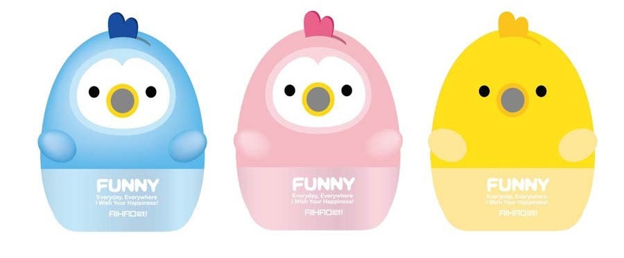 Точило "Aihao" механічне No 6977 Курча (жовта рожева блакитна), фото 1