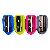 Точилка 1 отвір прямокутна "Tiko" №641-1\664 уп-60шт, фото 2