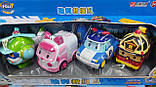 Набір героїв 4  штуки  Robocar Poli Робокар Поллі Розмір машинки – 10х6х10 см швидка відправка, фото 3