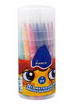 Фломастери 21 колір "Marco" 1633-21PD пензлик, у пластиковому тубусі (легко змиваються), фото 3