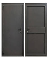 Вхідні металеві двері для житлових приміщень із замком