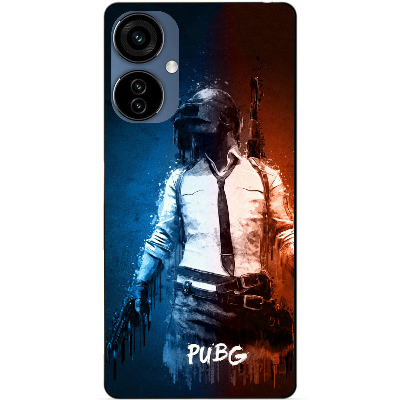 Силіконовий чохол бампер для Tecno Camon 19 Neo з малюнком PUBG ПАБГ