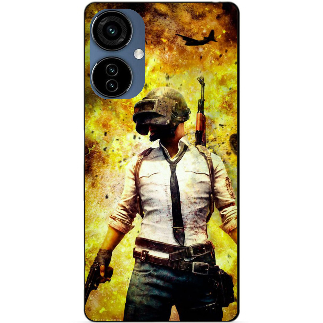 Силіконовий чохол бампер для Tecno Camon 19 Neo з малюнком ПАБГ PUBG